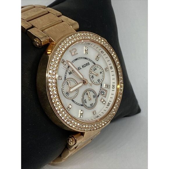 Michael Kors Parker MK5491 Womens Stainless Steel Analog Dial Quartz Watch WO355 - Picture 5 of 12